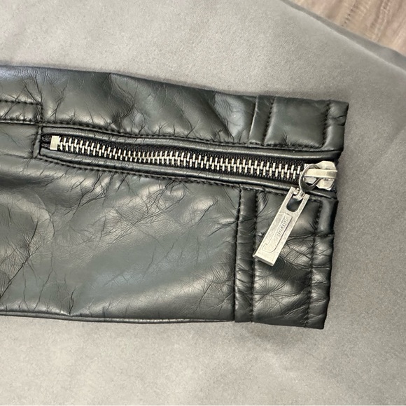 Jou Jou Women’s Black Faux Leather Jacket - Picture 9 of 11